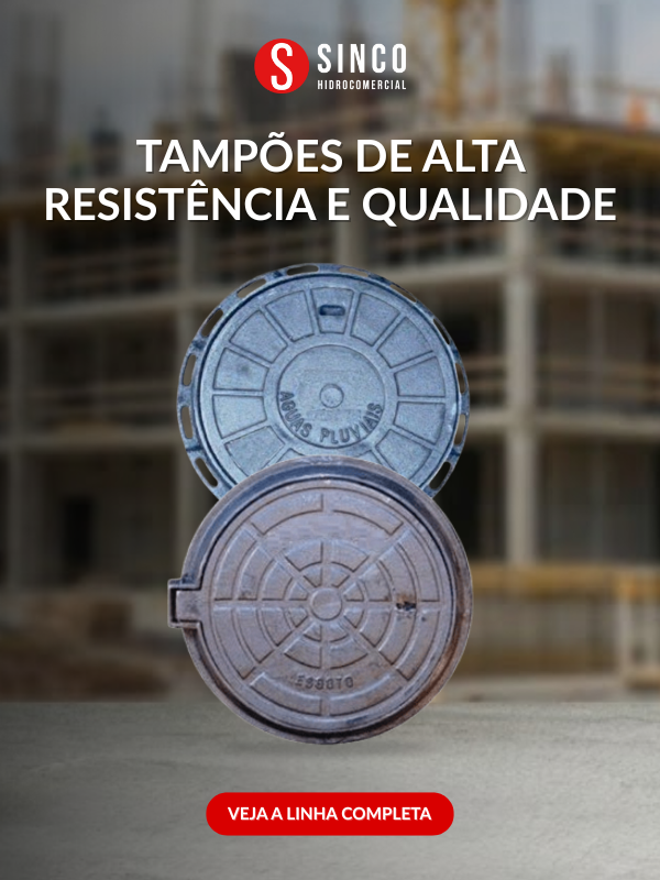 TAMPÕES DE ALTA RESISTÊNCIA E QUALIDADE